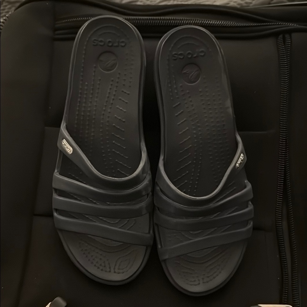 CROCS Dark Blue Slide Sandals